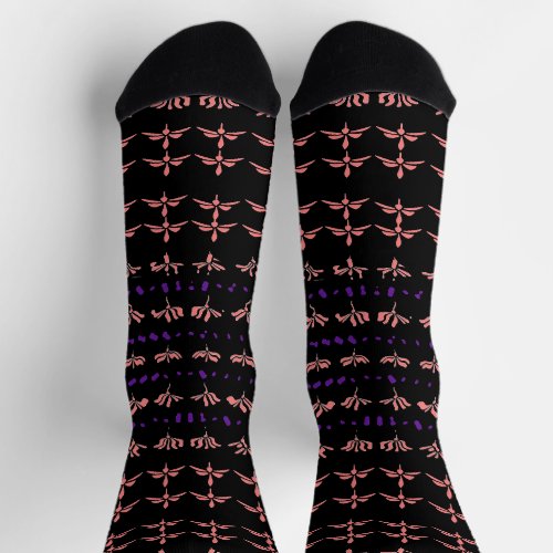 Lotus Blossom Crew Socks