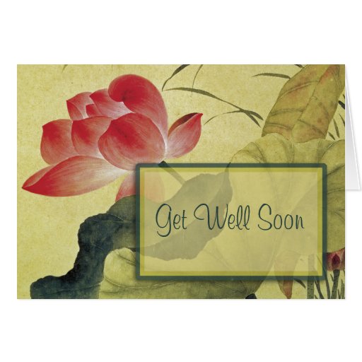 Elegant 90 Get Well Soon Blank Card