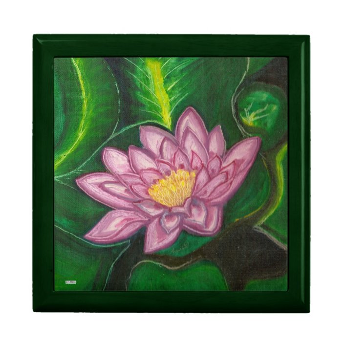 Lotus Blossom (Lily Pad) Trinket Boxes