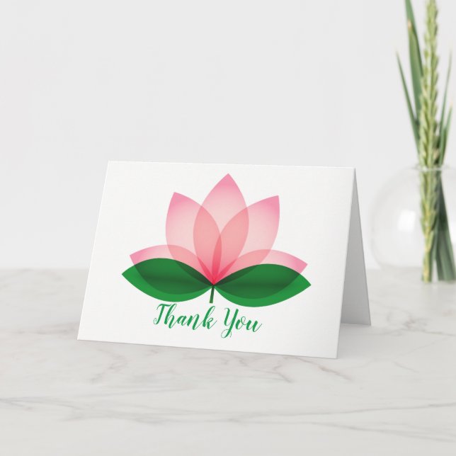 Lotus Blossom Note Card (Front)