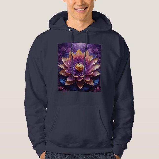 Lotus Blossom Serenity Tee" Hoodie (Front)