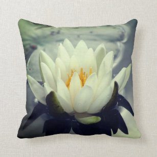 Lotus Blossom  Throw Pillow