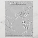 Lotus Blossoms/Embossed-Like Photo Letterhead<br><div class="desc">For you to personalize/customize.</div>