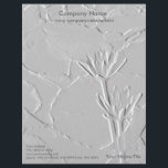 Lotus Blossoms/Embossed-Like Photo Letterhead<br><div class="desc">For you to personalize/customize.</div>