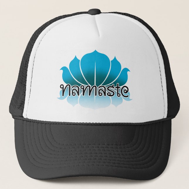 Lotus Blue Trucker Hat (Front)