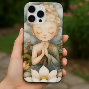 Lotus Buddha Art Mindful Zen Mediation iPhone 16 Pro Max Case