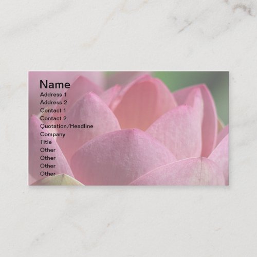 lotus business card templates