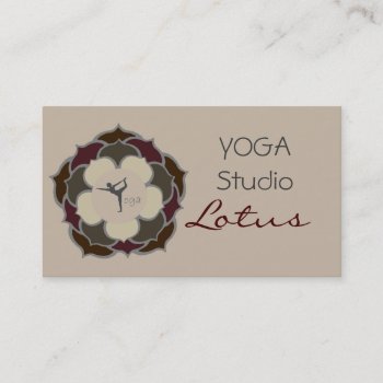Lotus Business Card by Avanda at Zazzle