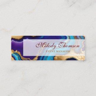 Lotus , Business Card, Size: Mini, 7.6 cm x 2.5 cm