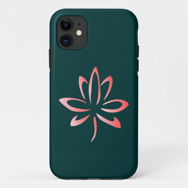 Lotus Case-Mate iPhone Case (Back)