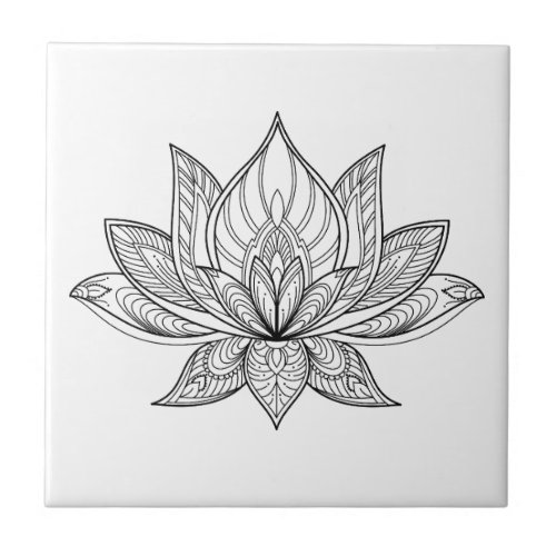 Lotus Ceramic Tile