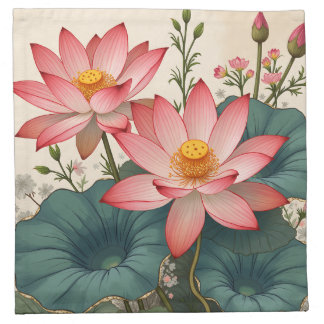 lotus cloth napkin