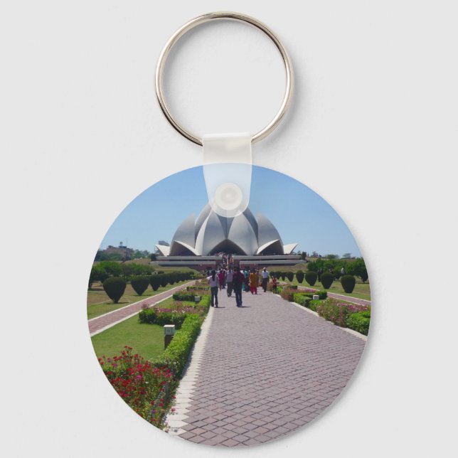 lotus delhi keychain (Front)
