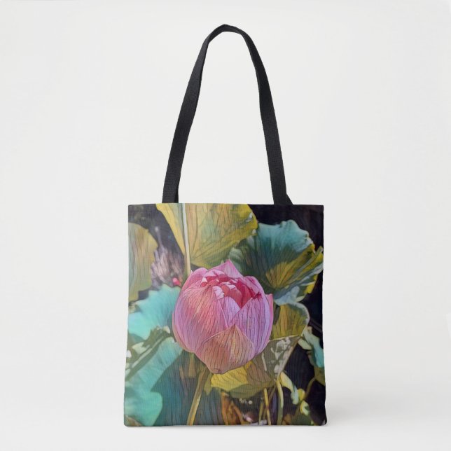 'Lotus Delight' - Tote Bag (Front)