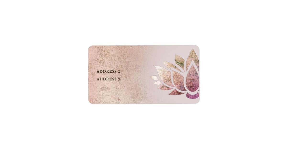 Lotus Label lotus design label | Zazzle