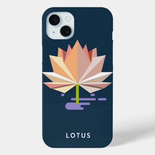 Lotus Design Mindfulness iPhone Case 