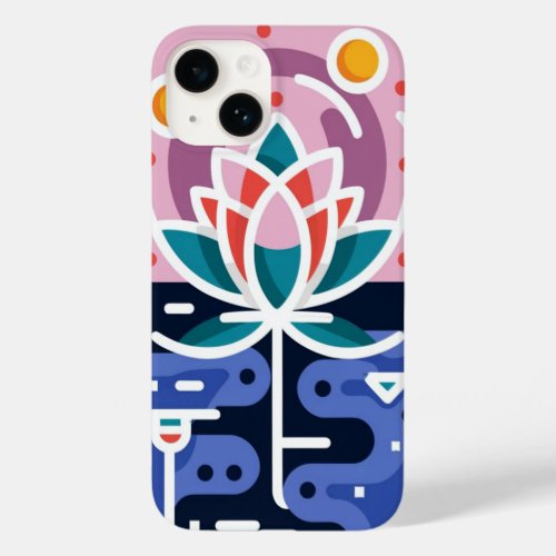  Lotus Design Mindfulness iPhone Case 
