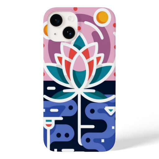 Lotus Design Mindfulness iPhone Case