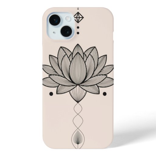Lotus Design Mindfulness iPhone Case