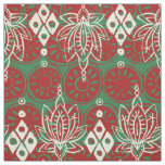 lotus diamond Christmas Fabric
