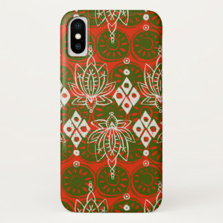 lotus diamond festive iPhone x case