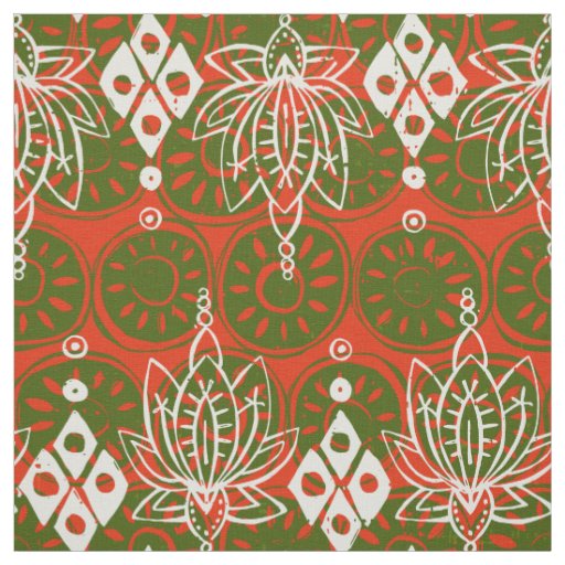 lotus diamond festive fabric