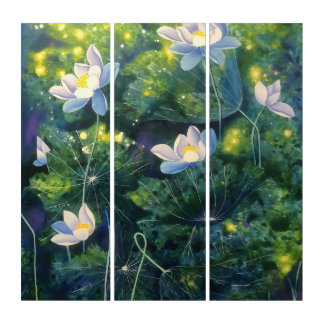 Lotus Dreamscape – Tranquil Floral Wall Art