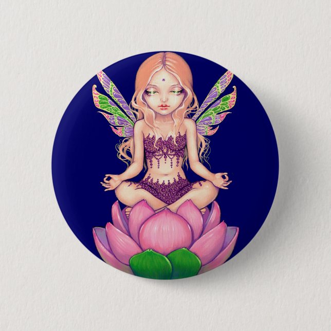 "Lotus Fairy" Button (Front)