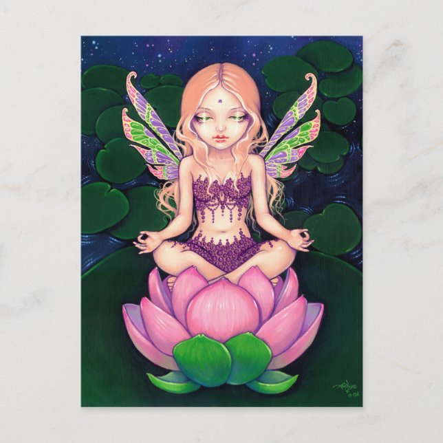 "Lotus Fairy" Postcard (Front)