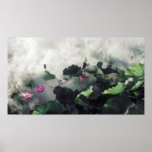 Lotus Fairyland Photographic Art _16 Poster