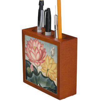 Lotus Fine Art Desk Organizer