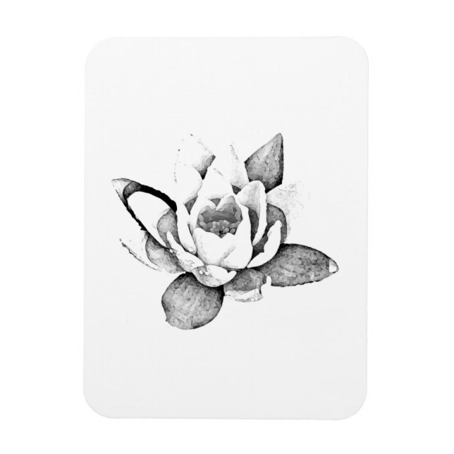LOTUS FLEXIBLE PHOTO MAGNET (Vertical)