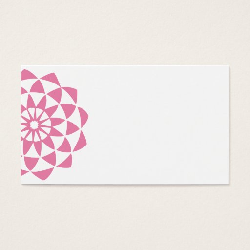 Customizable Lotus Flower Business Card Templates