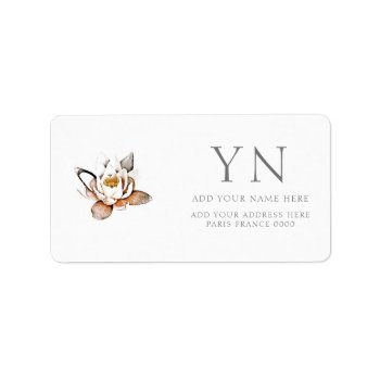 "lotus Flower" Address Labels by TINYLOTUS at Zazzle