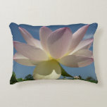 Lotus Flower and Blue Sky I Accent Pillow