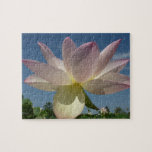 Lotus Flower and Blue Sky I Jigsaw Puzzle