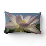 Lotus Flower and Blue Sky I Lumbar Pillow