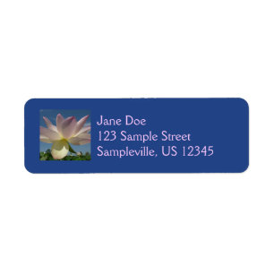 Lotus Flower and Blue Sky II Label