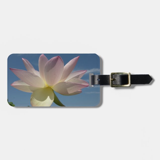 Lotus Flower and Blue Sky II Luggage Tag (Front Horizontal)