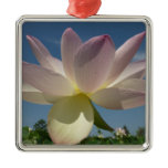 Lotus Flower and Blue Sky II Metal Ornament