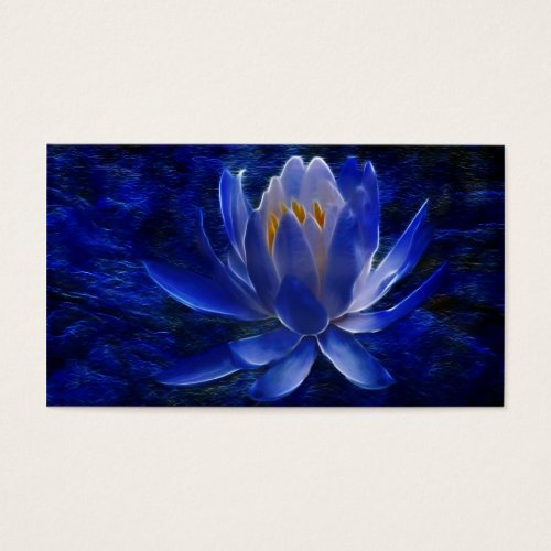 Lotus flower and its meaning business card template