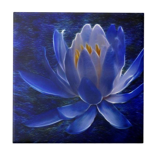 Lotus flower and its meaning ceramic tile (Front)