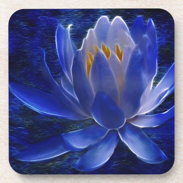 Lotus flower and its meaning drink coaster (Front)