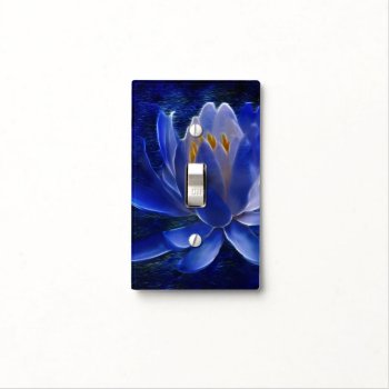 Lotus Flower And Its Meaning Light Switch Cover by laureenr at Zazzle