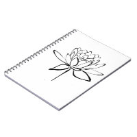 Sketchbook: Pink Japanese Lotus Flower Notebook for Drawing