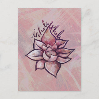  Lotus Flower Blossom Lotus Flowers Blossoms       Postcard