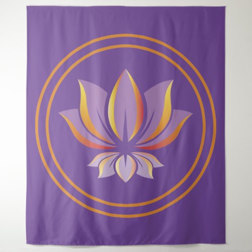 Lotus Flower Buddhism Zen Spirituality  Tapestry