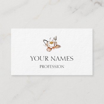 "lotus Flower" Business Card by TINYLOTUS at Zazzle