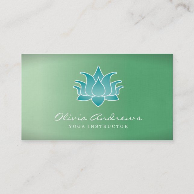 Lotus Flower Business Card (Front)