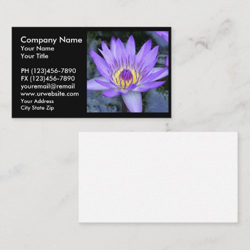Lotus Flower Business Cards